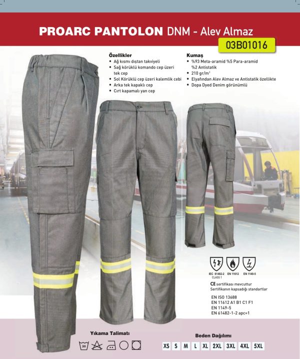 PROARC PANTOLON DNM - Alev Almaz