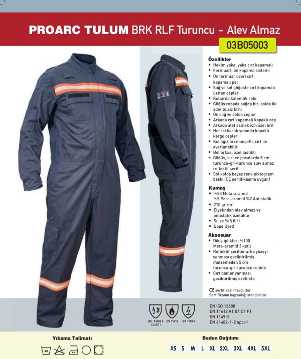 PROARC TULUM BRK RLF Turuncu - Alev Almaz