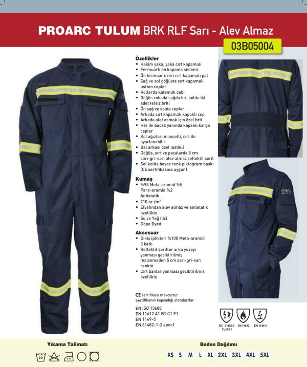 PROARC TULUM BRK RLF Sarı - Alev Almaz