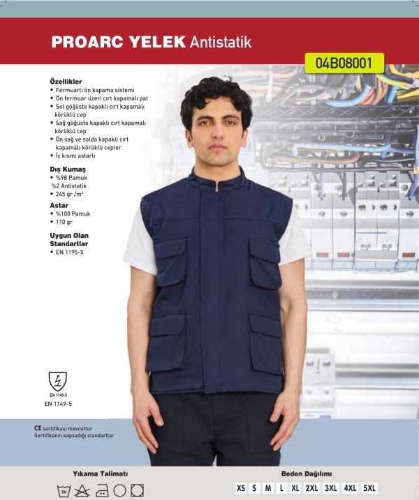 PROARC YELEK Antistatik